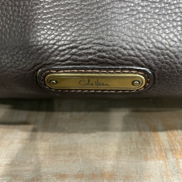 Vintage Authentic Cole Hann Leather Satchel Handbag - Picture 2 of 10